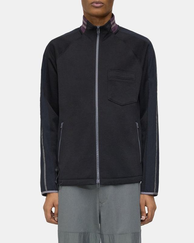 Track Jacket in Textured Knit Product Image