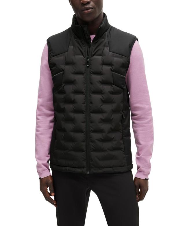 Mens Water-Repellent Gilet with Quilting Jacket Product Image