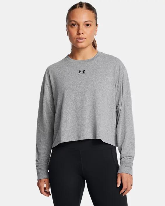 Womens UA Rival Boxy Long Sleeve Product Image