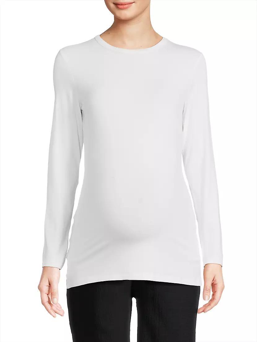 Liv Long-Sleeve Crewneck T-Shirt Product Image