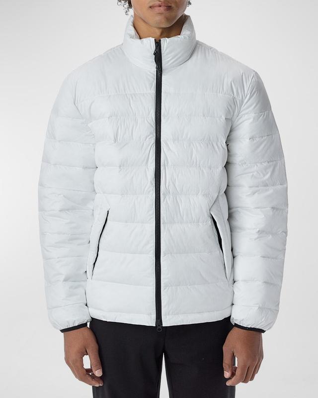 Mens Packable Funnel-Neck Puffer Jacket Product Image