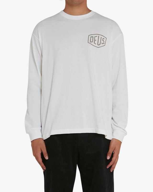 Zao Long Sleeve Tee - White Product Image