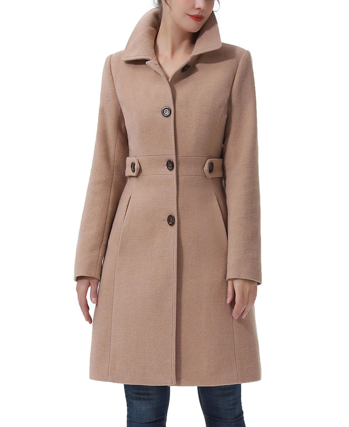 Womens Heather Wool Walking Coat Product Image