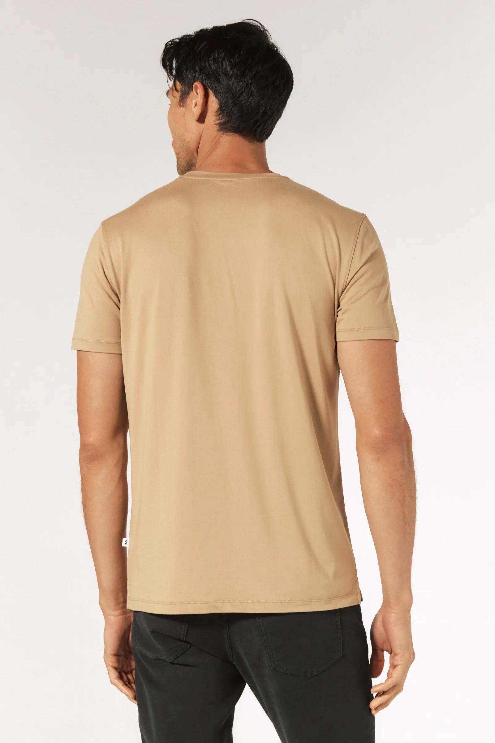 Core Crew Neck Tee - Camel Product Image