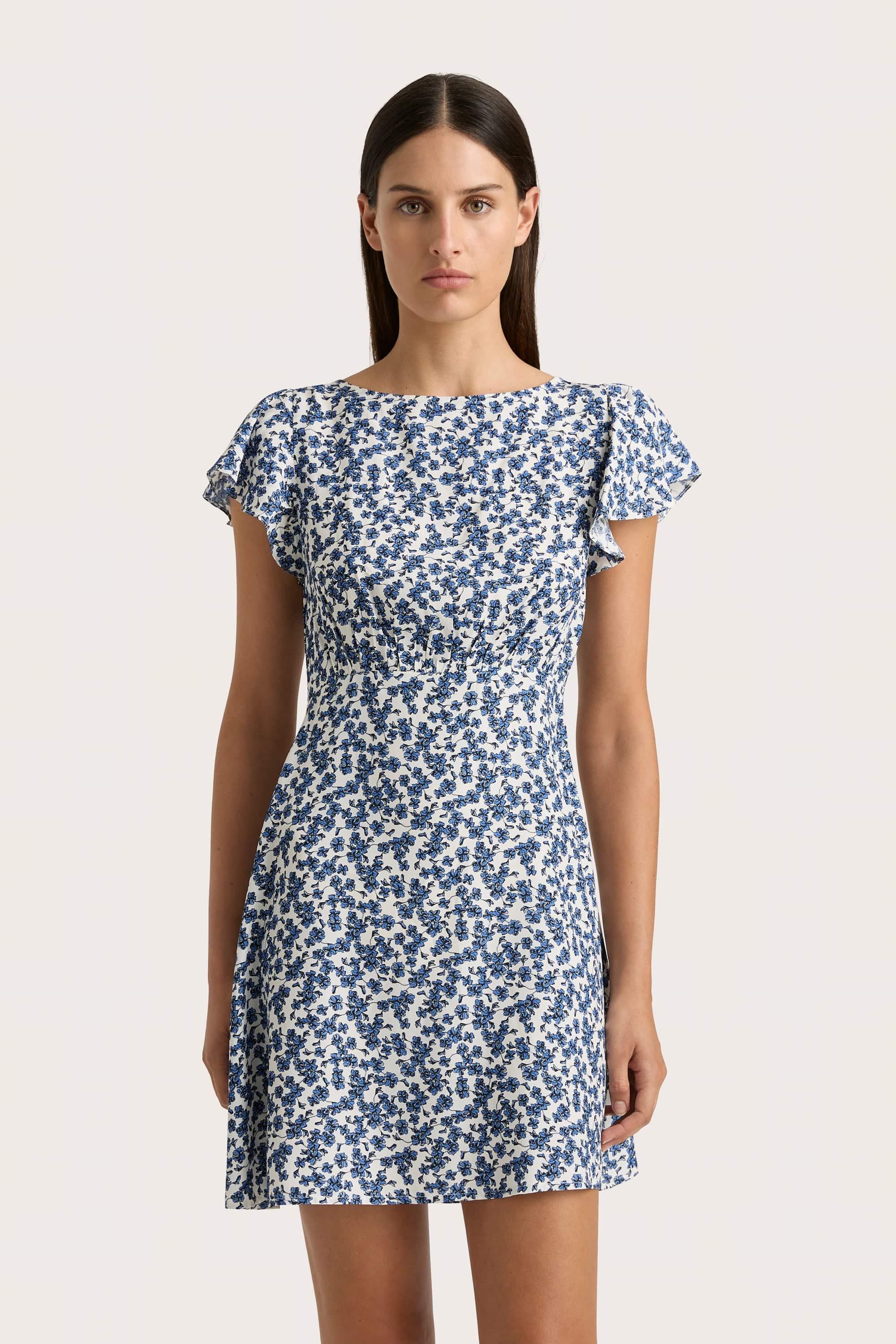 Valras Mini Dress Leilani Mid Blue - Final Sale Product Image