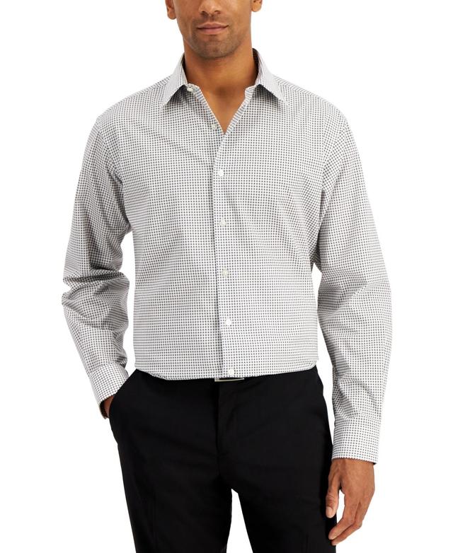 Club Room Mens Regular Fit Check Dress Shirt, Created for Macys Product Image