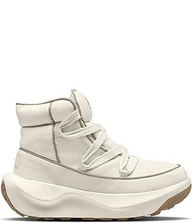 The North Face Womens Halseigh Thermoball Lace Waterproof Leather Platform Booties Product Image