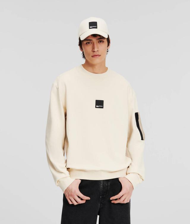 KLJ MIX MATERIAL SWEATSHIRT Product Image