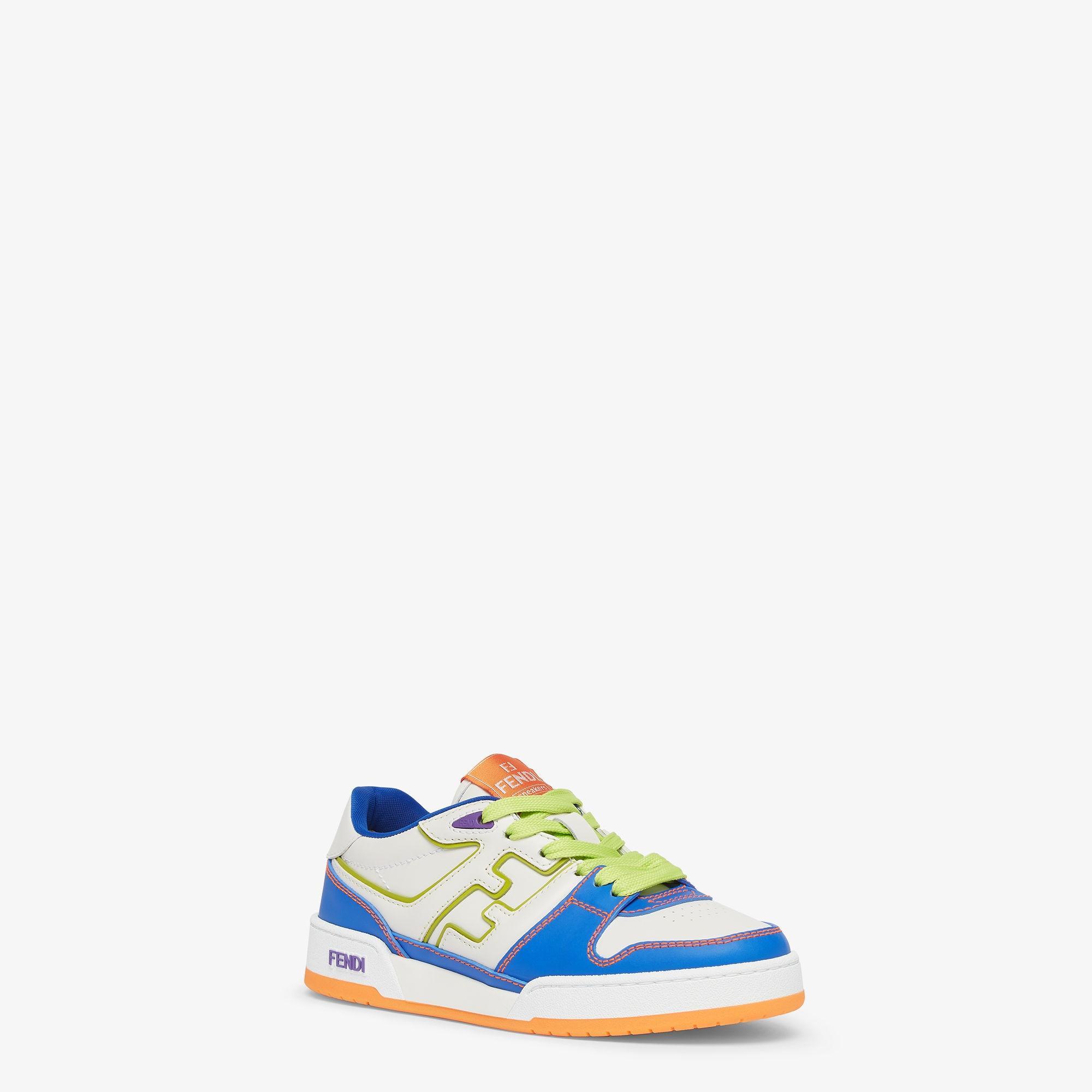 Fendi MatchMulticolor leather low-tops Product Image