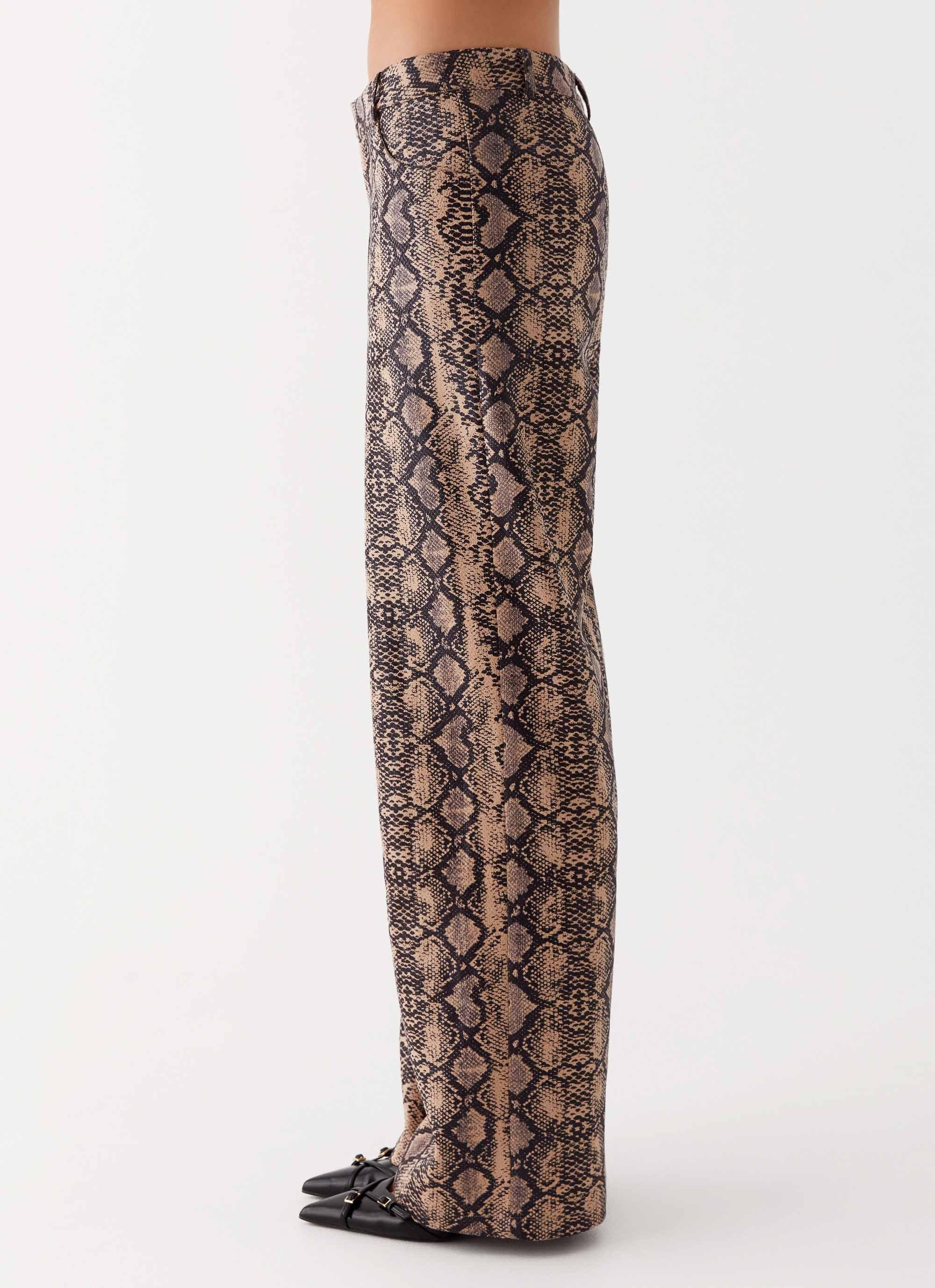 Presley Slim Fit Pants - Snake Product Image