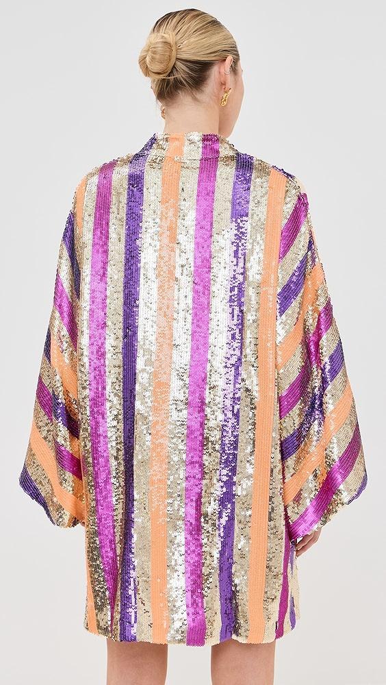 La Vie Style House Cabana Stripe Mini Caftan | Shopbop Product Image