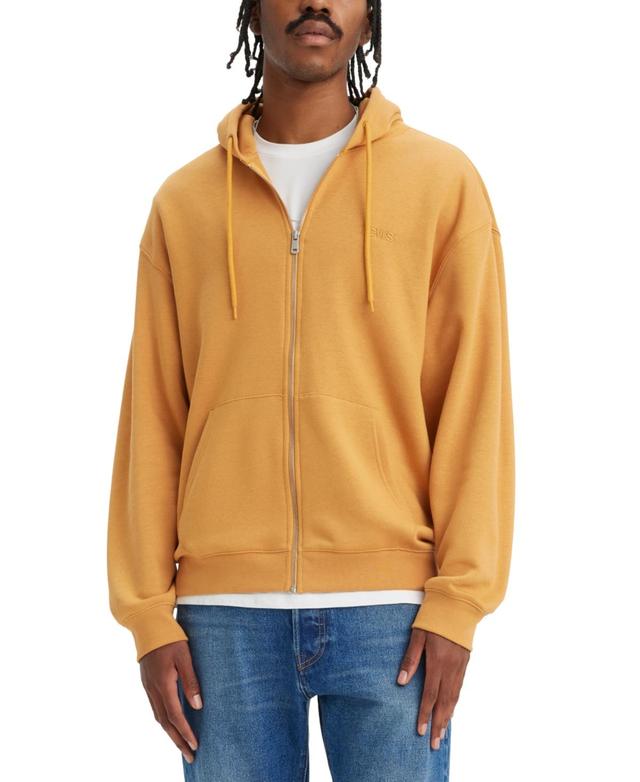 Levis Mens Fleece Relaxed-Fit Zip-Up Hoodie Product Image