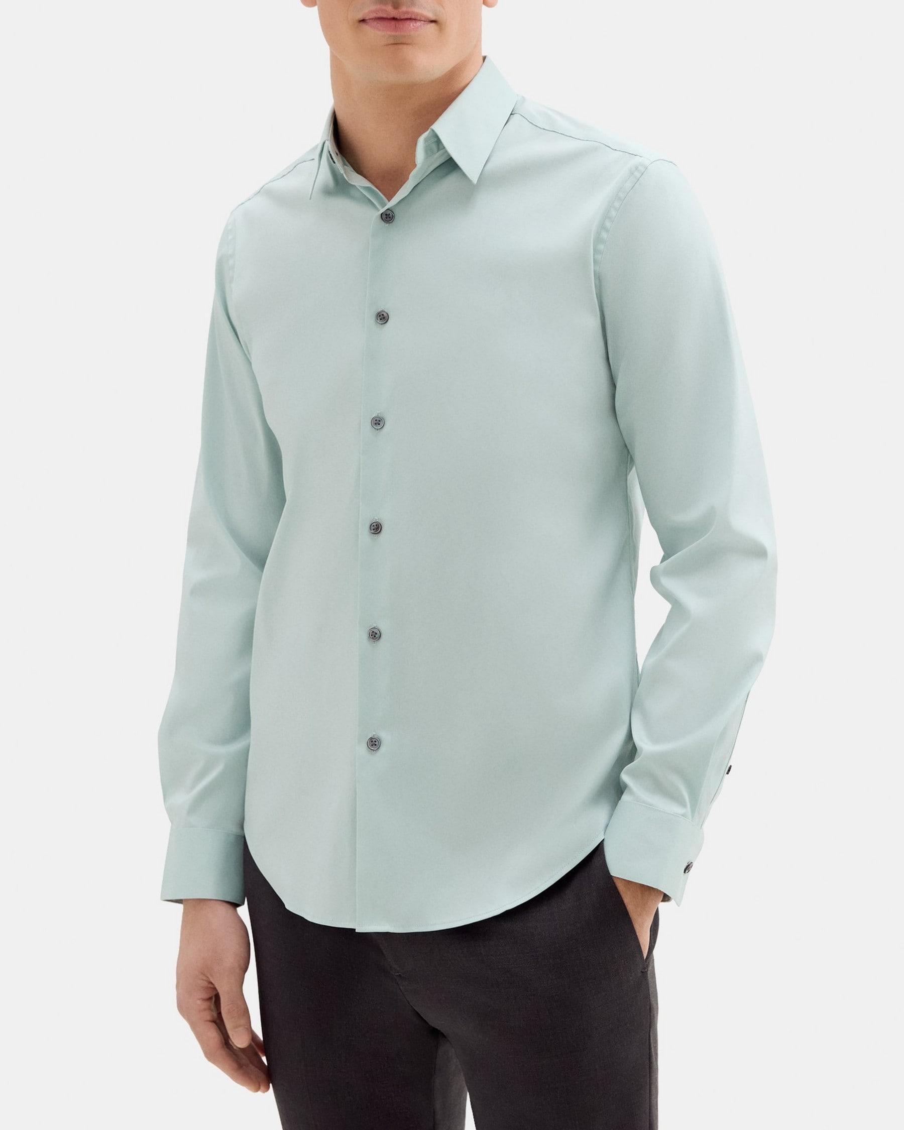 Tailored Shirt In Stretch Cotton Product Image