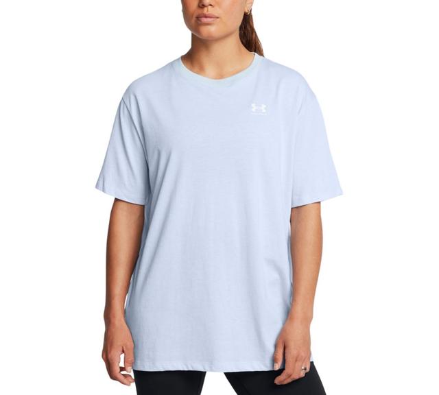 Womens Under Armour Oversized Boyfriend Logo Short Sleeve Tee Product Image