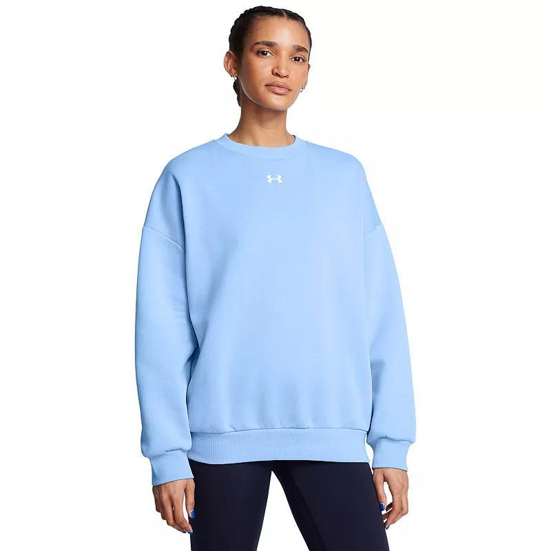 Womens Under Armour Rival Fleece Oversized Sweatshirt Product Image