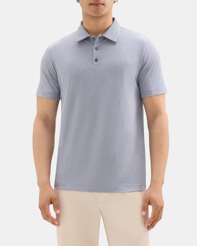 Polo Shirt in Slub Cotton Product Image