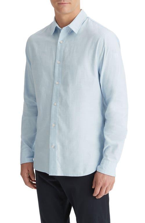 Vince Solid Stretch Button-Up Shirt Product Image