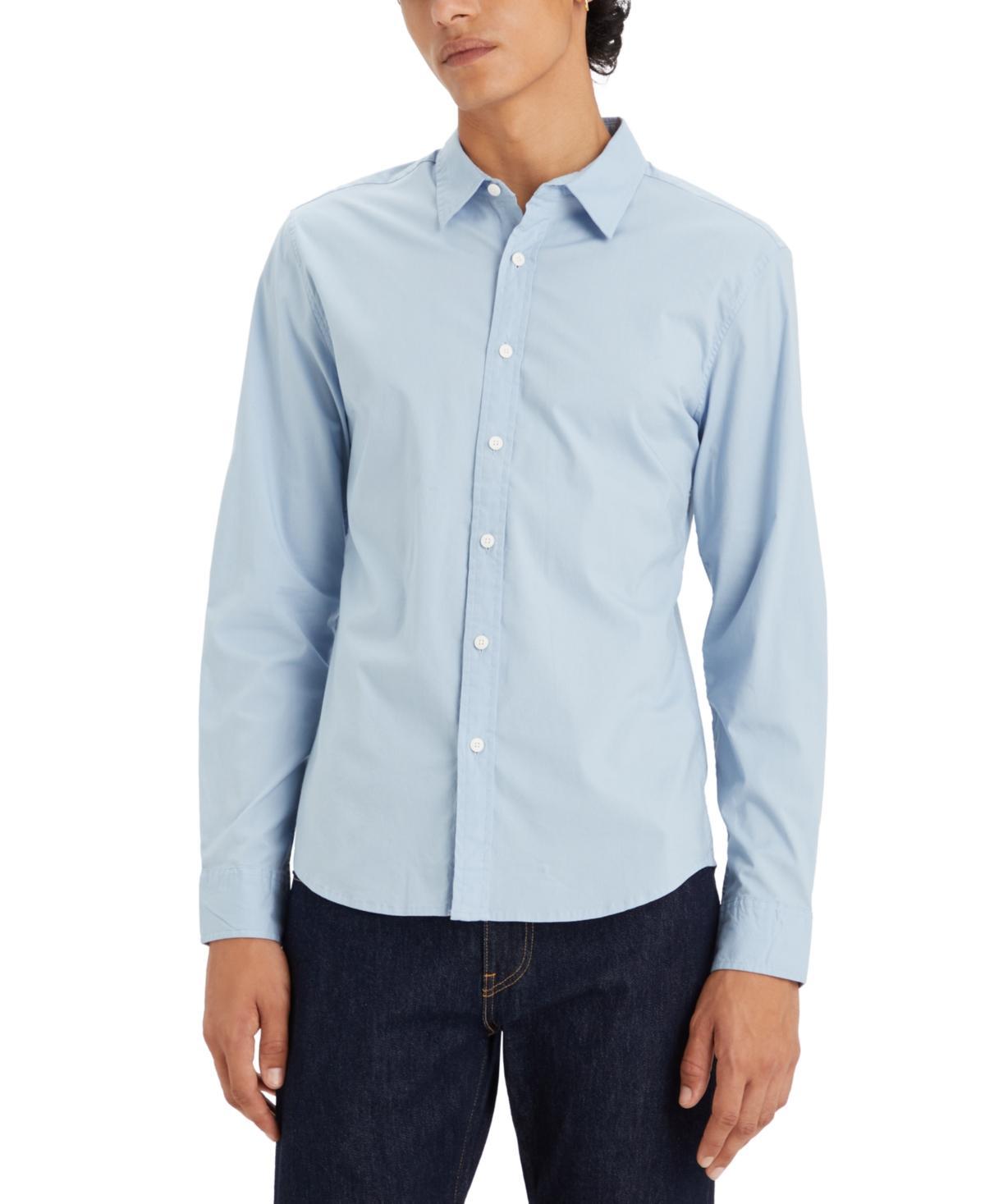 Levis Mens Battery Housemark Stretch Slim-Fit Shirt Product Image