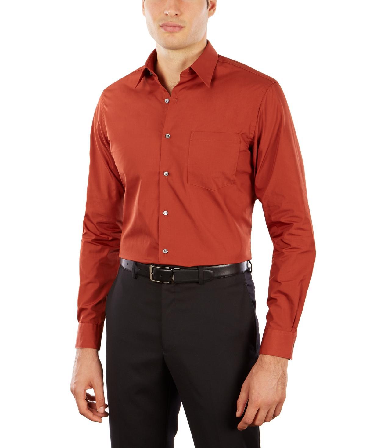 Van Heusen Mens Athletic Fit Poplin Dress Shirt Product Image