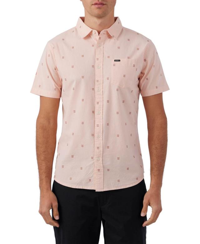 ONeill Mens Quiver Stretch Dobby Short Sleeve Standard Shirt Product Image