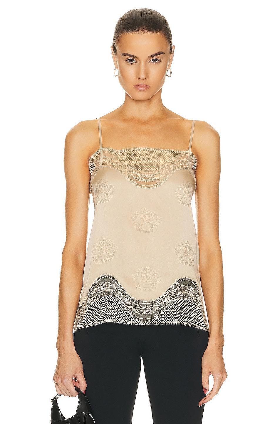 Burberry Lace Camisole Top Beige. (also in XS). Product Image