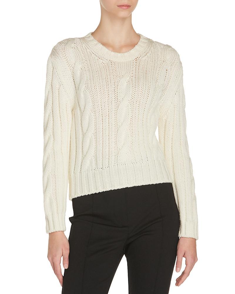 Moncler Merino Wool Cable Knit Sweater Product Image