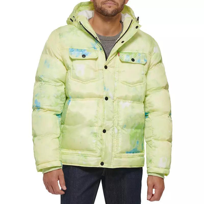 Mens Levis Heavyweight Hooded Puffer Jacket Product Image