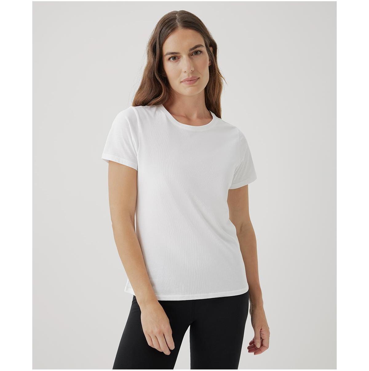 Pact Womens Organic Cotton Softspun Crew Neck Tee Product Image