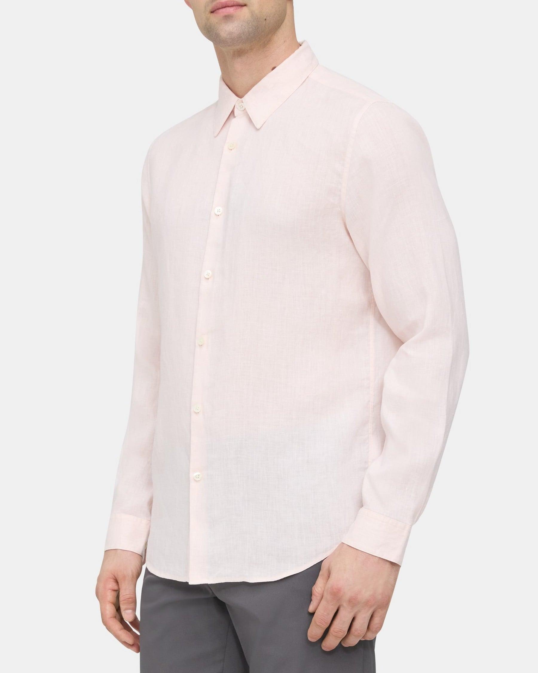 Standard-Fit Shirt in Linen Product Image