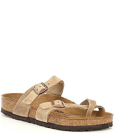 Birkenstock Womens Mayari Oiled Leather Thong Sandals Product Image