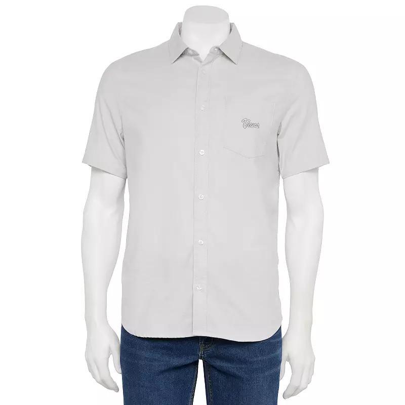 Mens Vans Script Short Sleeve Woven Shirt Product Image