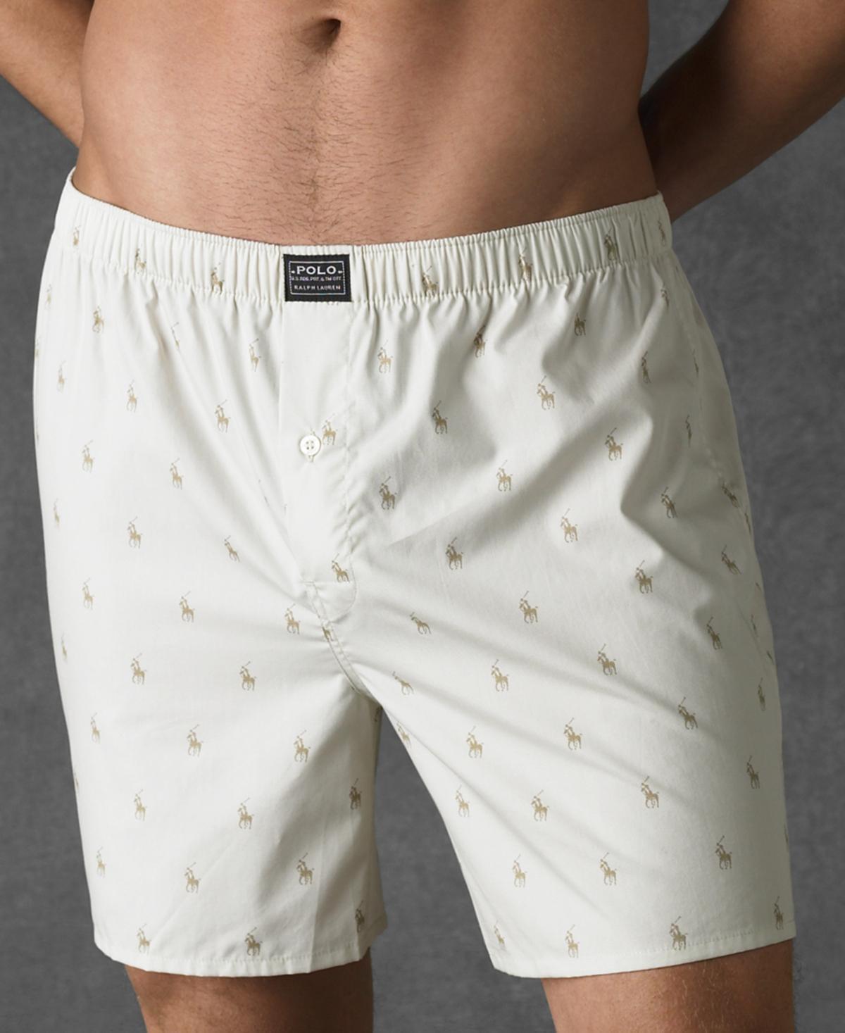 Polo Ralph Lauren Pony Print Woven Cotton Boxers Product Image