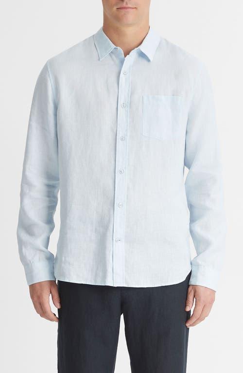 Vince Linen Button-Up Shirt Product Image