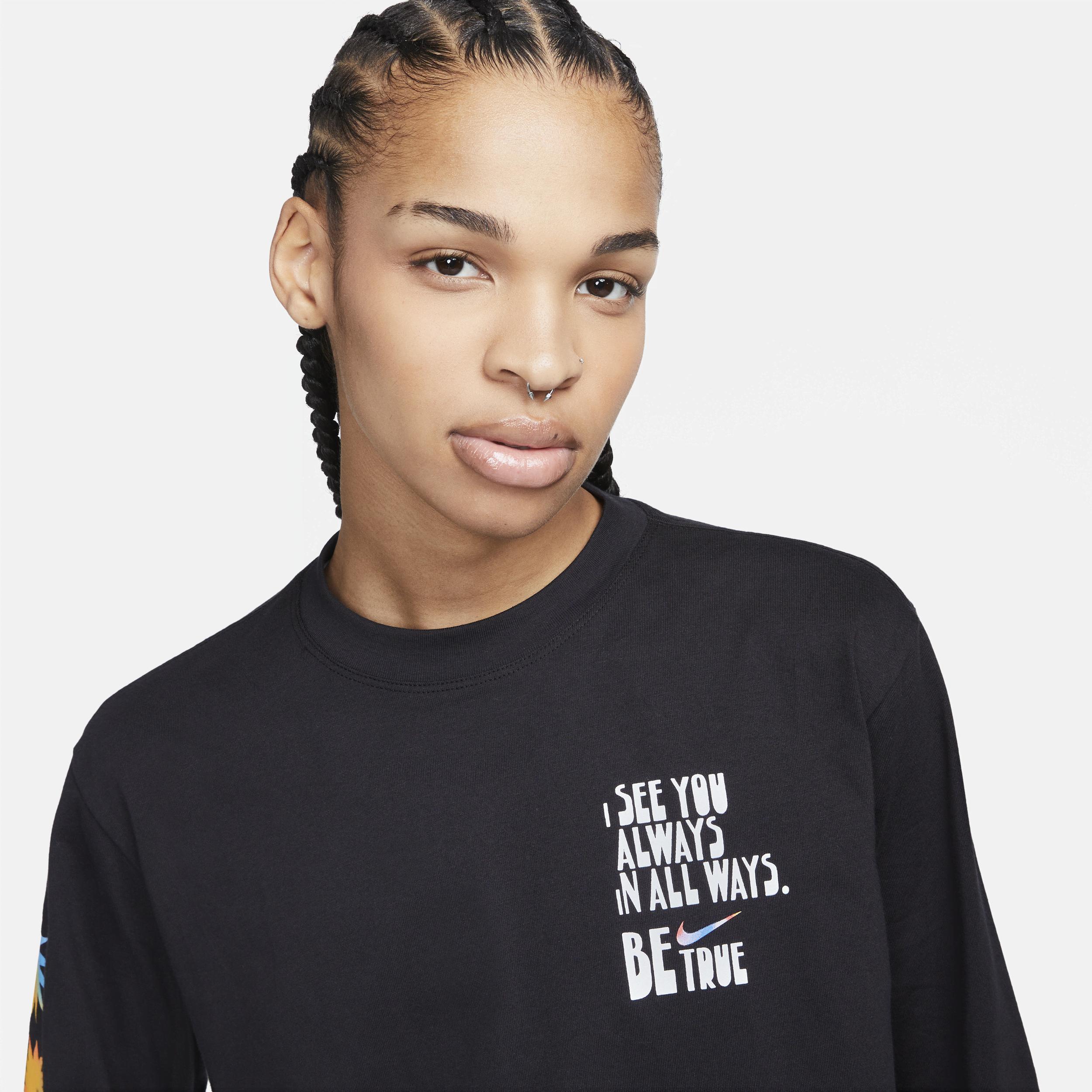 Nike Women's Be True Long-Sleeve T-Shirt Product Image