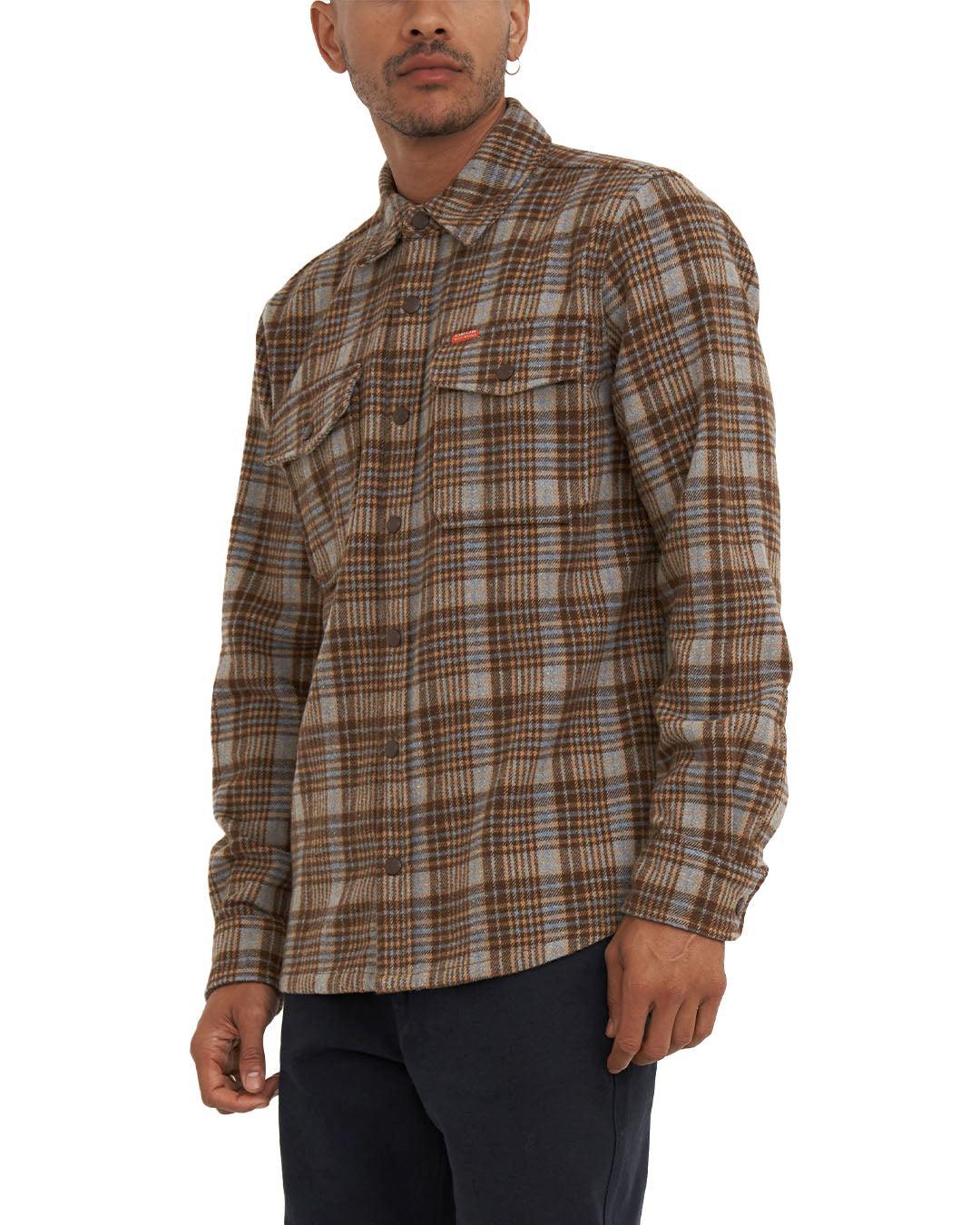 Kalyn Check Shirt - Brown Check Product Image