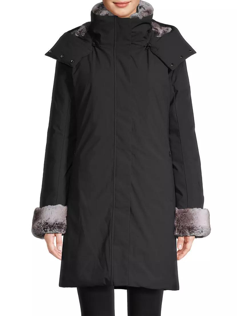 Samantha Hooded Long Coat Product Image