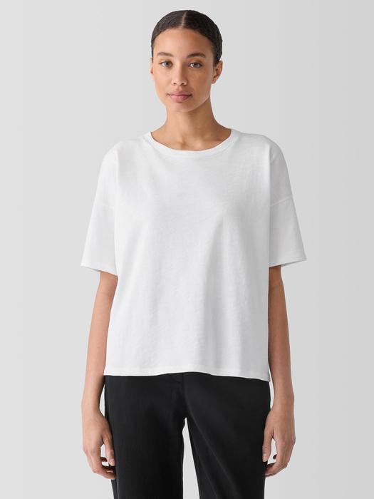 Cozy Organic Cotton Slub Tee Product Image