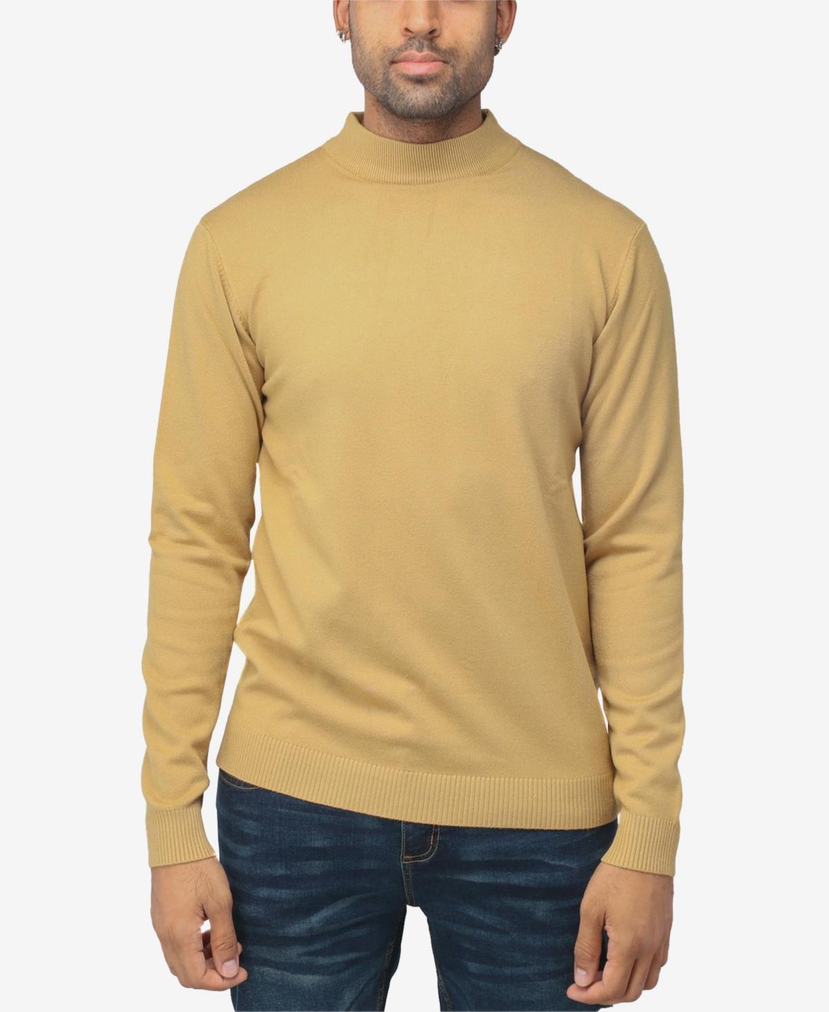 X-Ray Mens Basice Mock Neck Midweight Pullover Sweater Product Image