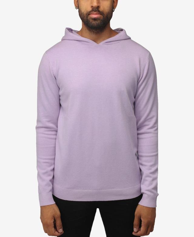 Mens Xray Slim-Fit Hooded Sweater Purple Product Image