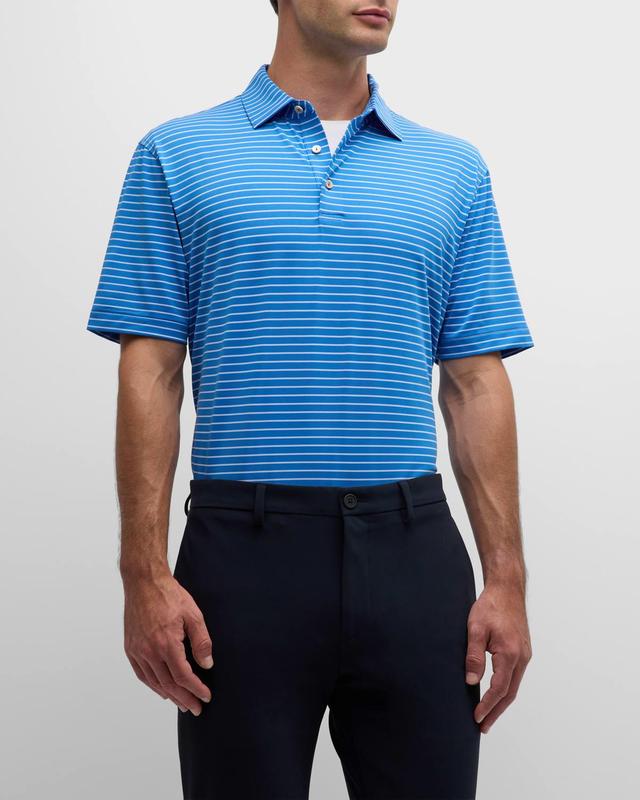 Men's Drum Stripe Performance Polo Shirt Product Image