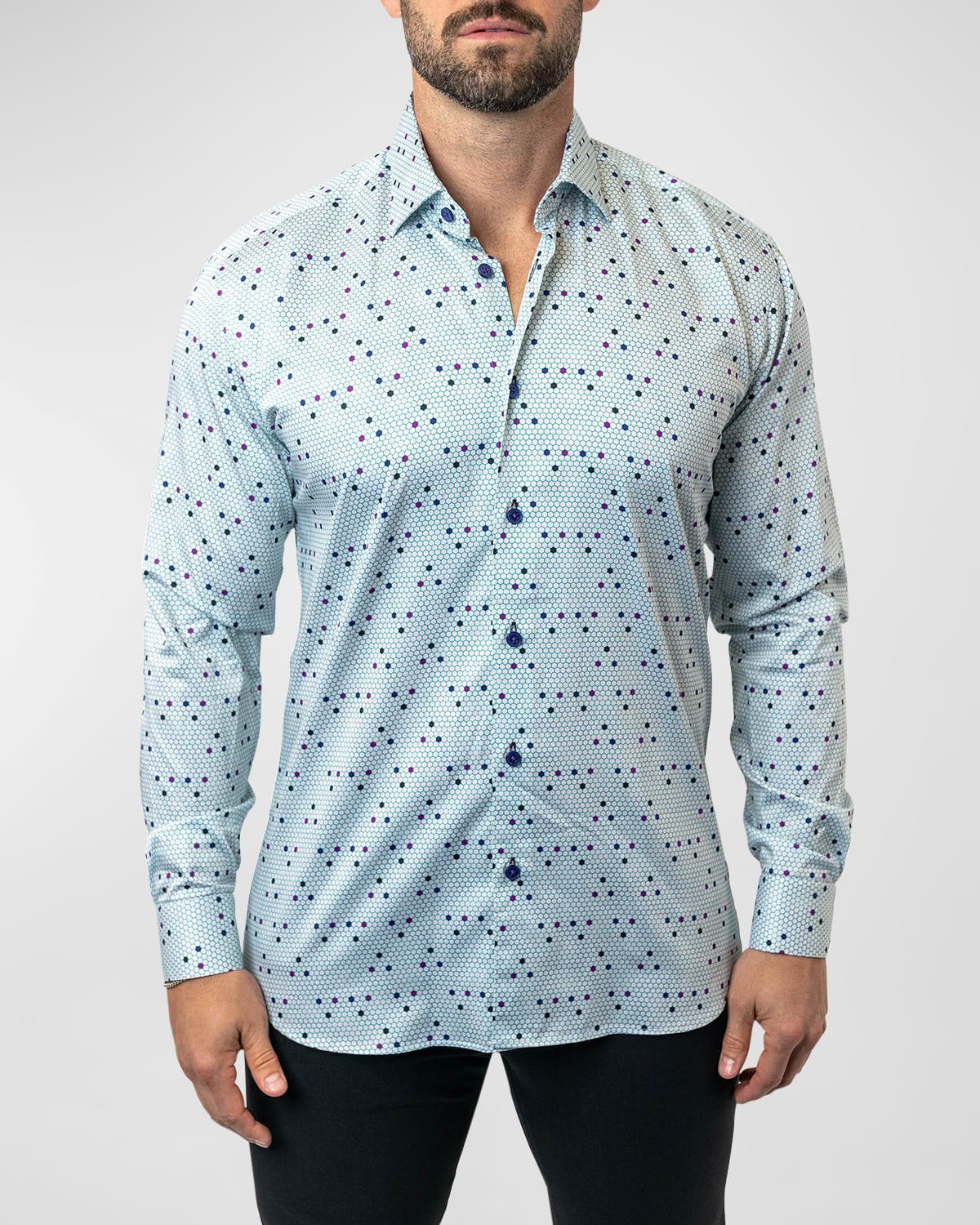 Maceoo Fibonacci Stretchminecraft Performance Button-Up Shirt Product Image