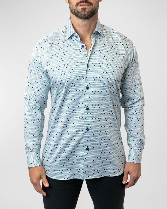 Maceoo Fibonacci Stretchminecraft Performance Button-Up Shirt Product Image