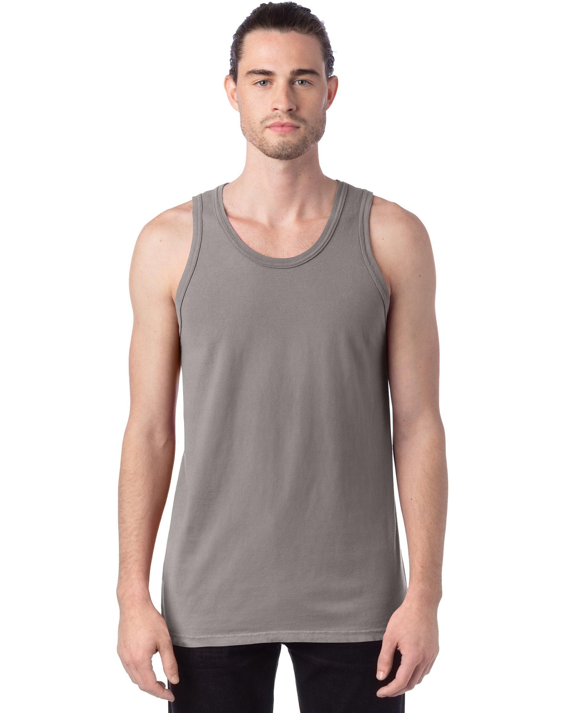 Mens Hanes ComfortWash Garment-Dyed Tank Purple Product Image