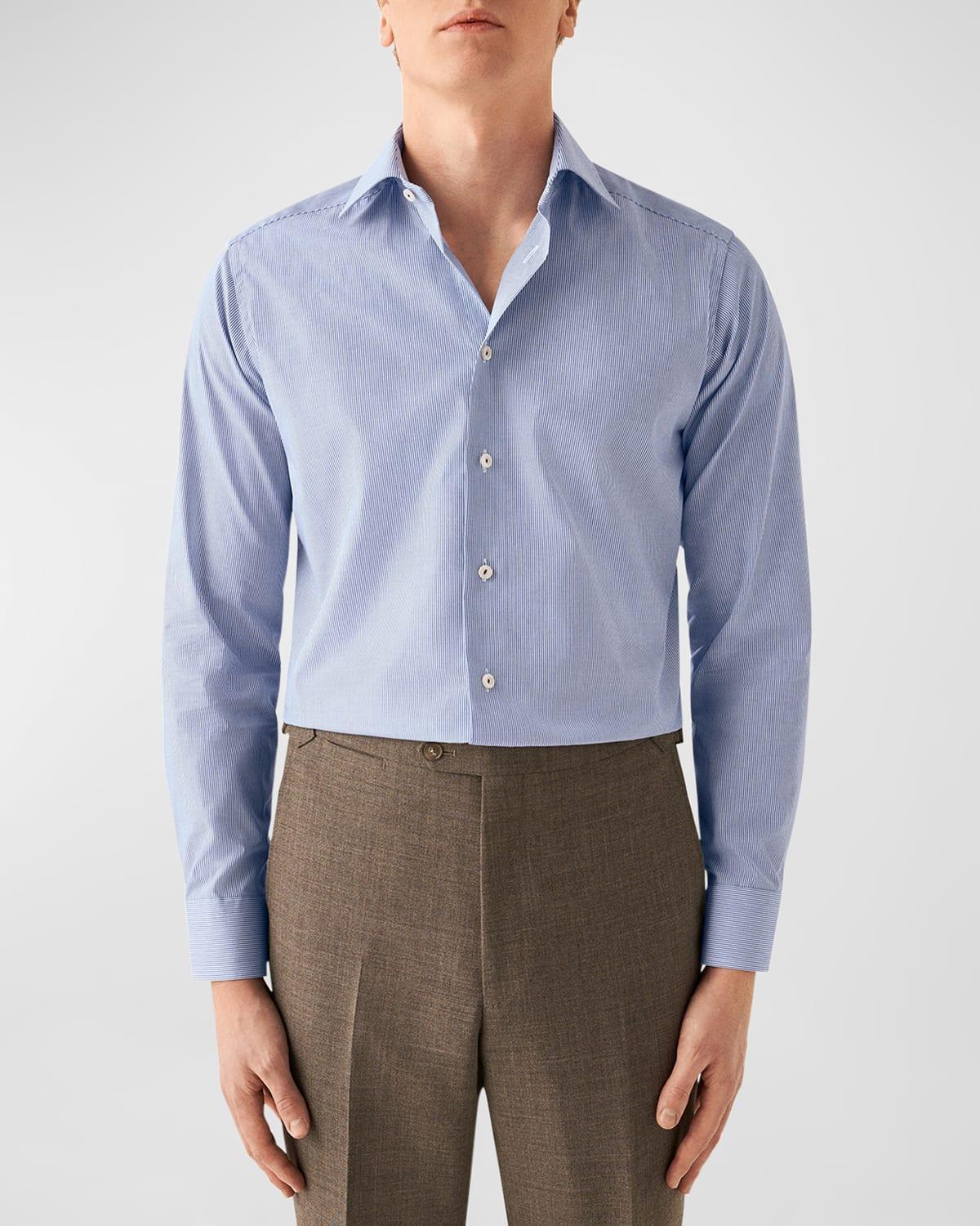 Eton Slim Fit Stripe Dress Shirt Product Image