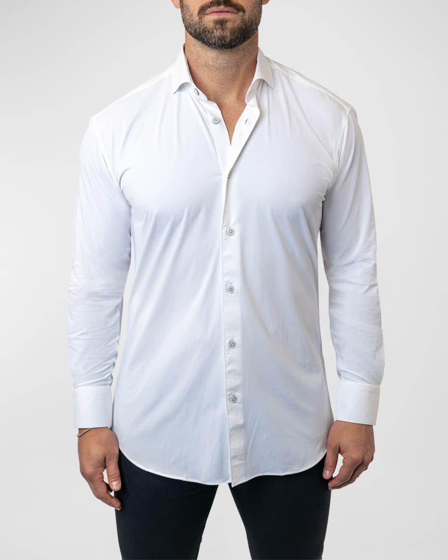 Maceoo Einstein Contemporary Fit Stretch Button-Up Shirt Product Image