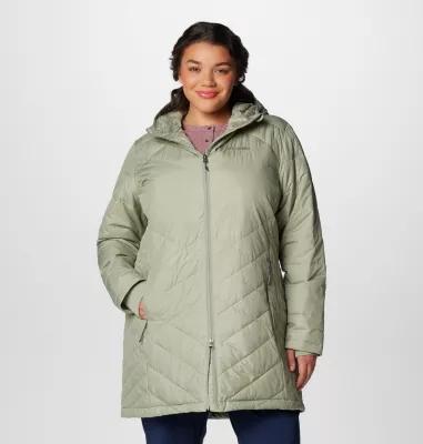 Columbia Women's Heavenly Long Hooded Jacket - Plus Size- Product Image