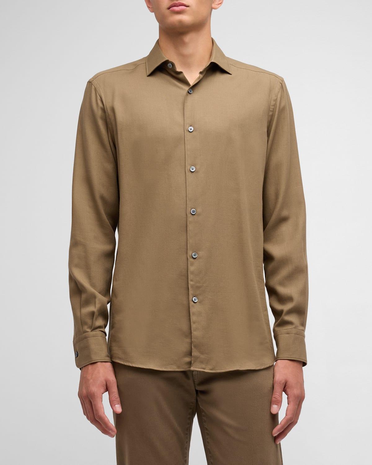 Mens Cashco Cotton and Cashmere Sport Shirt Product Image