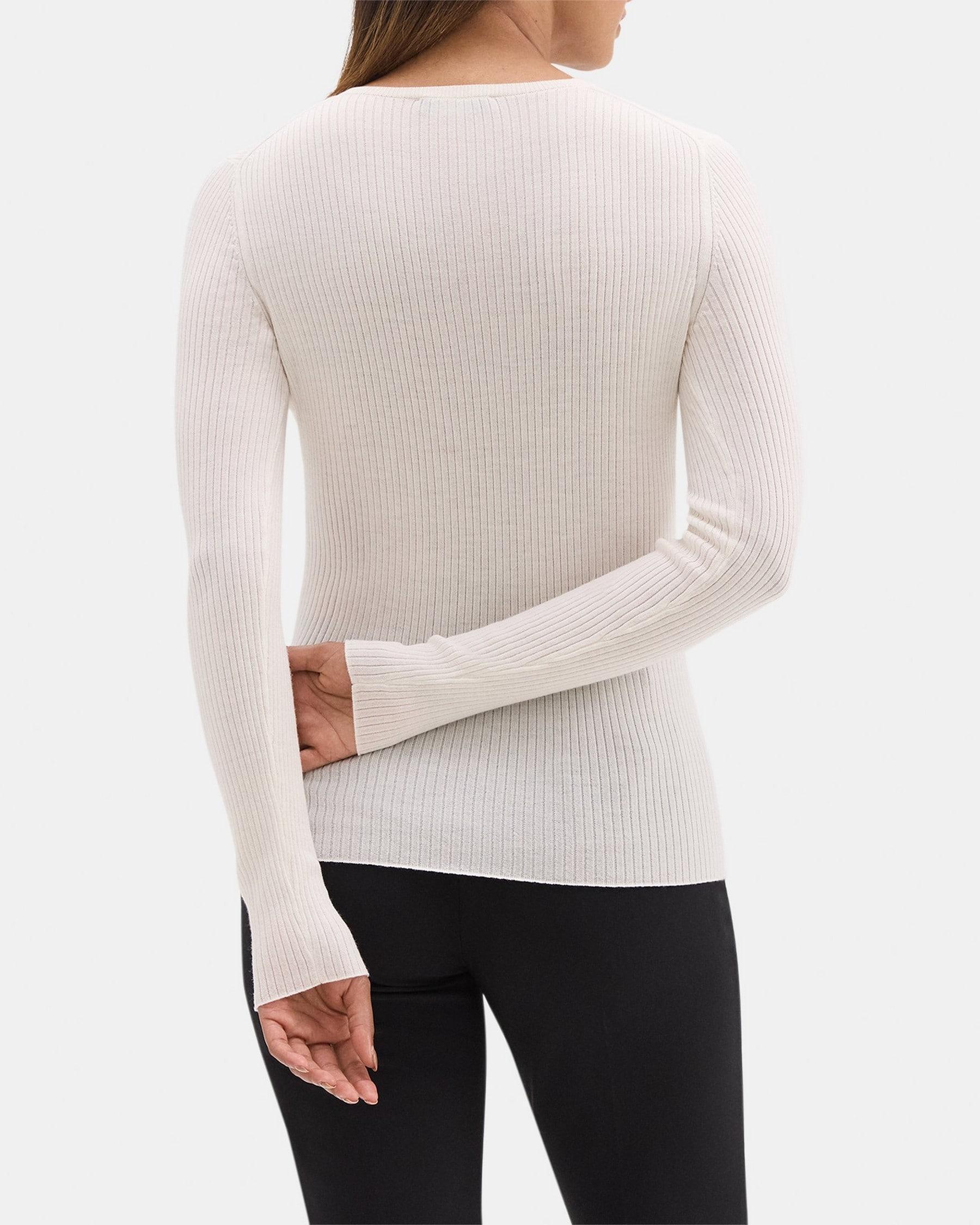 Slim-Fit Sweater in Fine Merino Wool Product Image