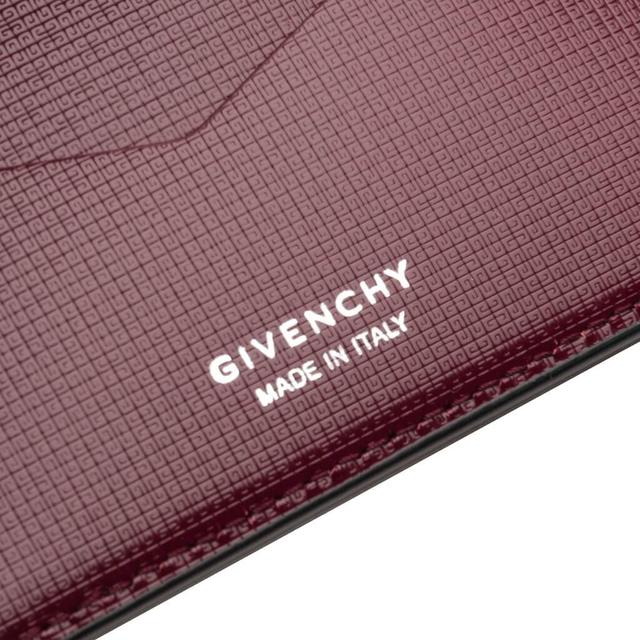 Wallet in Classic 4G Leather - Black/Burgundy Male Product Image