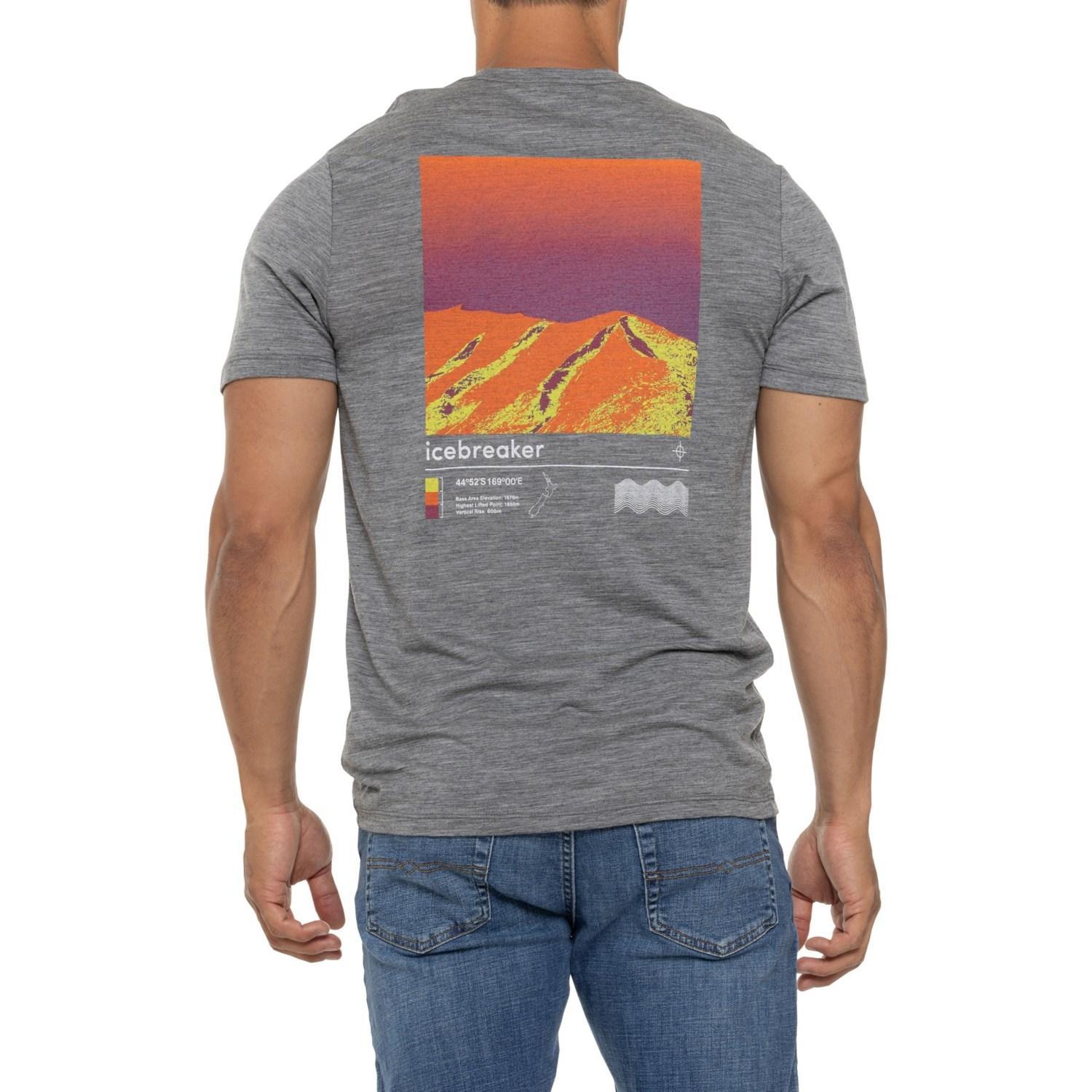 Icebreaker Tech Lite II Alpine Zone T-Shirt - Merino Wool, Short Sleeve Product Image